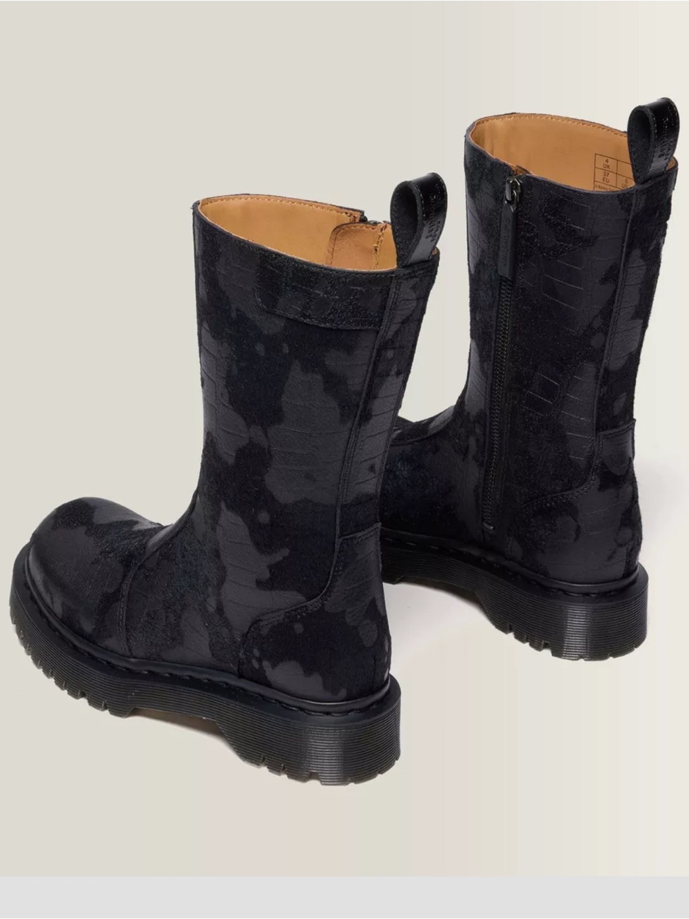 Dr. Martens Rejena Hair On Croc Emboss Leather Women’s size 10 NEW!!! - Picture 4 of 8